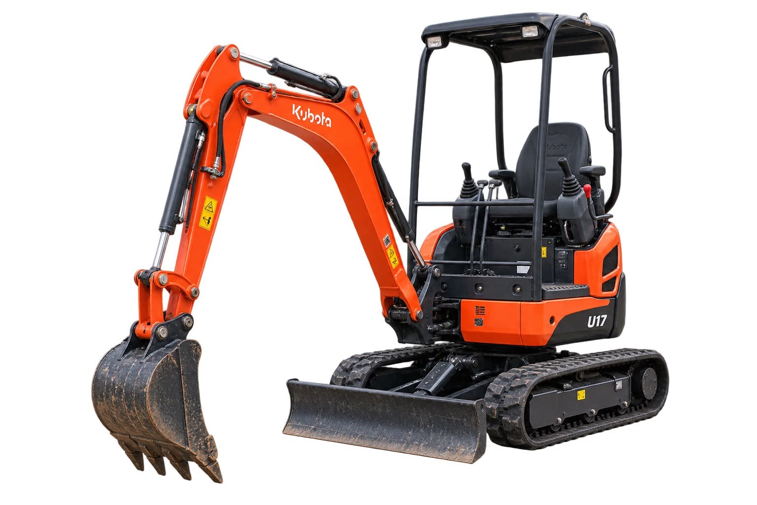 Excavatrice 1,7 tonne – Kubota U17
